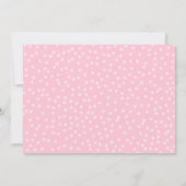 Eerste verjaardag Princess Gold Pink Kaart (Achterkant)