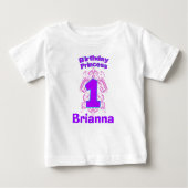 Eerste verjaardag prinses Shirt (Voorkant)