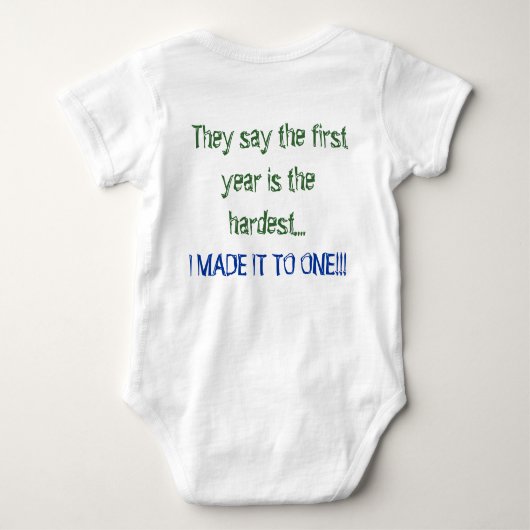 Eerste verjaardag romper (Achterkant)