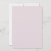 Eerste verjaardag Roze Gingham Aardbei Kaart (Achterkant)