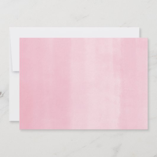 Eerste verjaardag roze groen meisje ballonnen kaart (Achterkant)