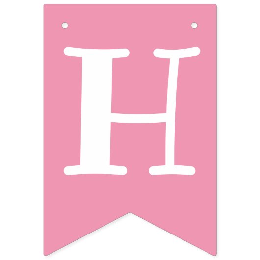 Eerste verjaardag Roze Happy Birthday Fairy Vlaggetjes (Tweede vlag)