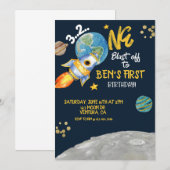 EERSTE VERJAARDAG, RUIMTE VERJAARDAG, BLAST OFF (Voorkant / Achterkant)