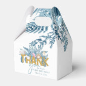 Eerste verjaardag Safari Dieren Exotisch gepersona Bedankdoosjes (Achterkant)