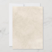 Eerste Verjaardag Safari Oerwoud Dieren Party Kaart (Achterkant)