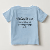 Eerste verjaardag Shirt (Achterkant)