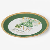 Eerste verjaardag St Patrick's Day gepersonaliseer Papieren Bordje (Gekanteld)
