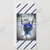 Eerste verjaardag Stropdas/snor uitnodiging (Achterkant)