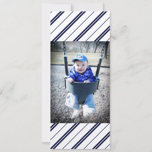 Eerste verjaardag Stropdas/snor uitnodiging (Achterkant)