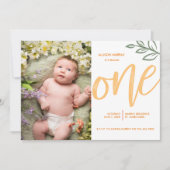 Eerste verjaardag: Stuffer verf vertrekt Kaart (Voorkant)