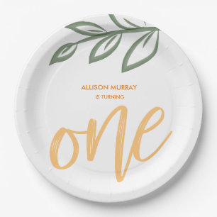 Eerste verjaardag: Stuffer verf vertrekt Papieren Bordje