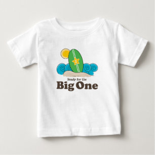 Eerste verjaardag Surf Baby T shirt