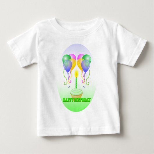 Eerste verjaardag T-shirt (Voorkant)