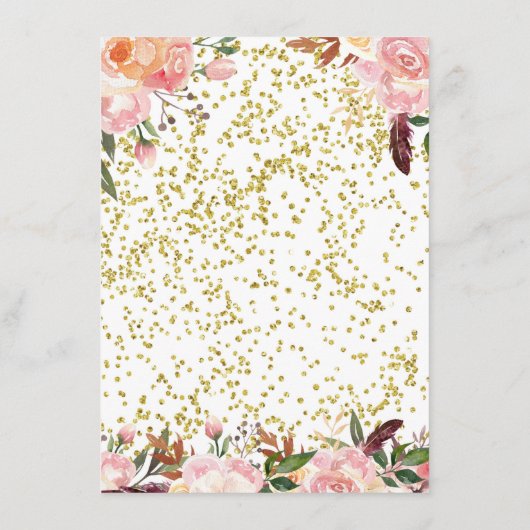 Eerste Verjaardag Tijd Capsule Kaart (Achterkant)