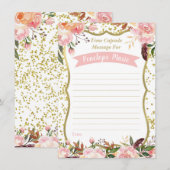 Eerste Verjaardag Tijd Capsule Kaart (Voorkant / Achterkant)