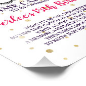 Eerste verjaardag Tijd in capsule Teken | Unicorn Foto Afdruk (Hoek)