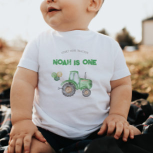 Eerste Verjaardag Tractor Verjaardag T-shirt