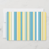 Eerste verjaardag uil jongen party uitnodiging (Achterkant)