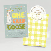 Eerste verjaardag uitnodigen meisje, een Gekke gan Kaart