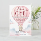 Eerste verjaardag Uitnodiging Droomwereld (Staand voorkant)