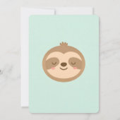 Eerste verjaardag uitnodiging Kaart – Schattigee S (Achterkant)