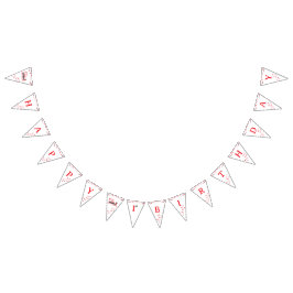 Eerste verjaardag Valentijnsdag Banner