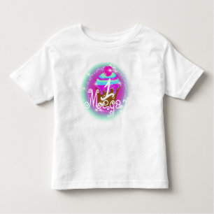 Eerste verjaardag van baby Airpenseel Cupcake Kinder Shirts