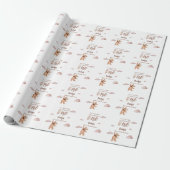 Eerste verjaardag van Beary Cadeaupapier (Uitgerold)
