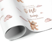 Eerste verjaardag van Beary Cadeaupapier (Rol Hoek)