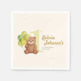 Eerste verjaardag van Beary Servet