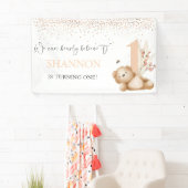 Eerste verjaardag van Beer & Bij Spandoek (Insitu)