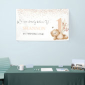 Eerste verjaardag van Beer & The Bee Spandoek (Beurs)