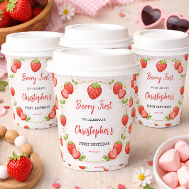 Eerste verjaardag van Berry | Eerste verjaardag va Papieren Bekers