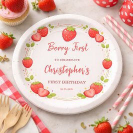 Eerste verjaardag van Berry | Eerste verjaardag va Papieren Bordje