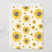 Eerste verjaardag van de baby "Onze Kleine Zonnebl Kaart (Achterkant)