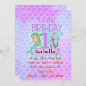 Eerste verjaardag van de invallen van de zeemeermi kaart (Voorkant / Achterkant)