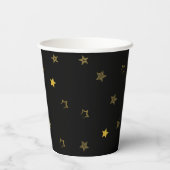 Eerste verjaardag van de jaarwisseling papieren bekers (Achterkant)