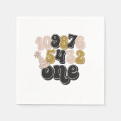 Eerste verjaardag van de jaarwisseling servet (Voorkant)