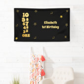 Eerste verjaardag van de jaarwisseling spandoek (Insitu)