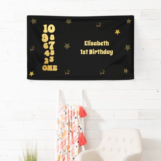 Eerste verjaardag van de jaarwisseling spandoek (Insitu)