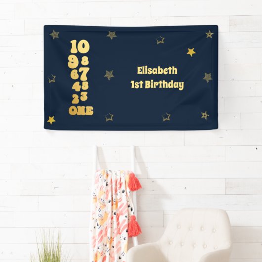 Eerste verjaardag van de jaarwisseling spandoek (Insitu)