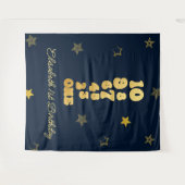 Eerste verjaardag van de jaarwisseling wandkleed (Voorkant (horizontaal))