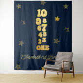 Eerste verjaardag van de jaarwisseling wandkleed (In situ)