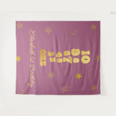 Eerste verjaardag van de jaarwisseling wandkleed (Voorkant (horizontaal))