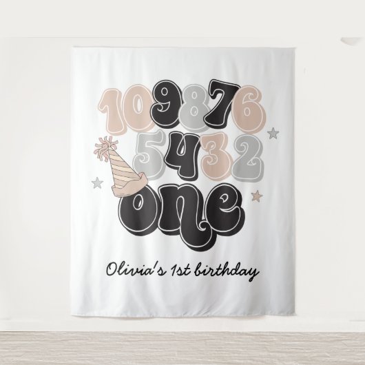 Eerste verjaardag van de jaarwisseling wandkleed (Voorkant)