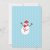 Eerste verjaardag van de kerstman en de roodbruin kaart (Achterkant)