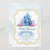 Eerste verjaardag van de Kleine Zeemeermin Kaart (Voorkant / Achterkant)