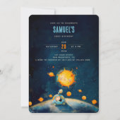 Eerste verjaardag van de Melkweg: viering van de z Kaart (Achterkant)