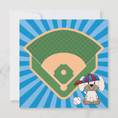 Eerste verjaardag van de paardehond van het paarde kaart (Achterkant)