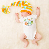 Eerste verjaardag van de persoonlijke wens van één romper